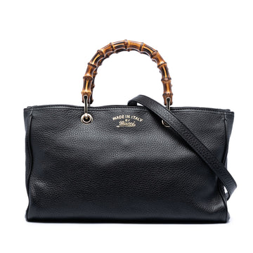 Gucci Medium Calfskin Bamboo Shopper