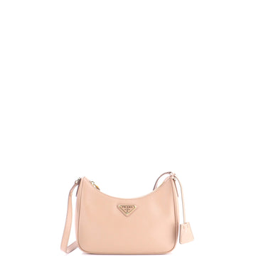 Prada Re-Edition Hobo Saffiano Leather