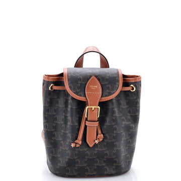 Celine Folco Backpack Triomphe Coated