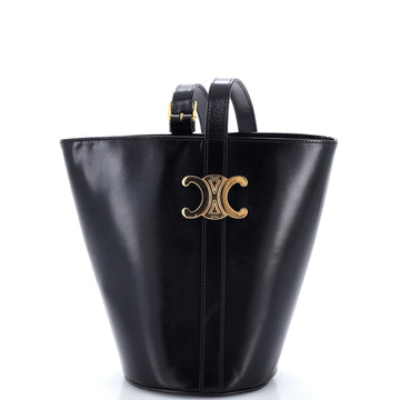 Celine Triomphe Bucket Bag Shiny