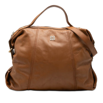 Givenchy Leather 4G Logo Satchel Pre-