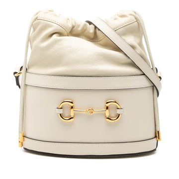Gucci Calfskin Horsebit Bucket Bag Pre-