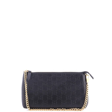 Chain Wristlet Wallet Guccissima Leather