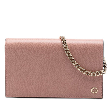 Gucci Leather Betty Wallet On Chain Pre-