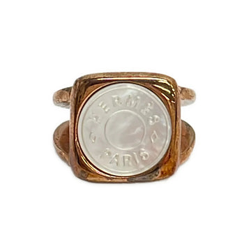 Hermes Corozo Rose Gold White Shell