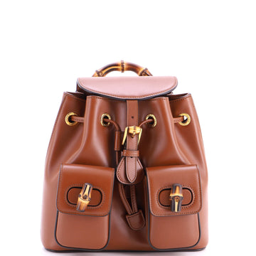Gucci Bamboo Backpack Leather Small