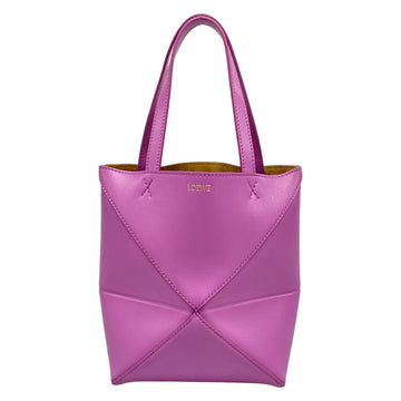 Loewe Puzzle Fold Tote Mini Rock Rose