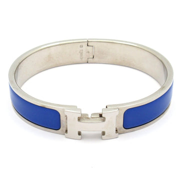 Hermes Clic H Silver Blue Hardware None