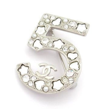 Chanel No. 5 Silver Hardware Rhinestones