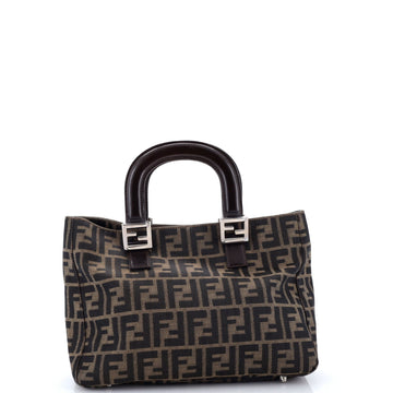 Fendi Vintage Ff Handle Tote Zucca