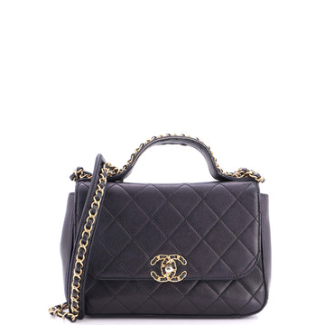 Chanel Chain Infinity Top Handle Bag