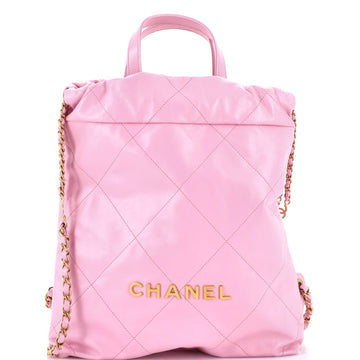 Chanel 22 Chain Backpack Quilted
