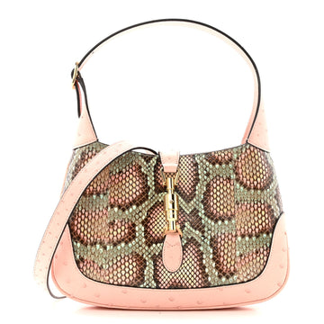 Gucci Snakeskin Ostrich Calfskin Small