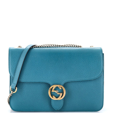 Gucci Interlocking Shoulder Bag Leather