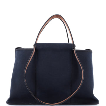 Hermes Cabag Elan Toile And Leather 39