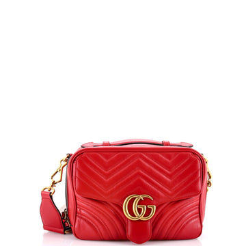 Gucci Gg Marmont Zip Around Camera Bag