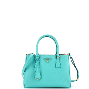 Prada Galleria Double Zip Tote Saffiano