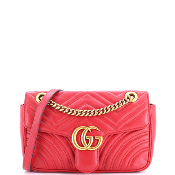 Gucci Gg Marmont Flap Bag Matelasse
