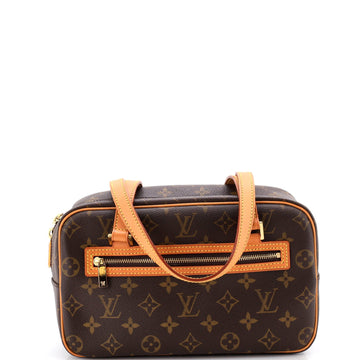 Louis Vuitton Cite Handbag Canvas Mm