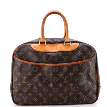 Louis Vuitton Deauville Handbag Canvas