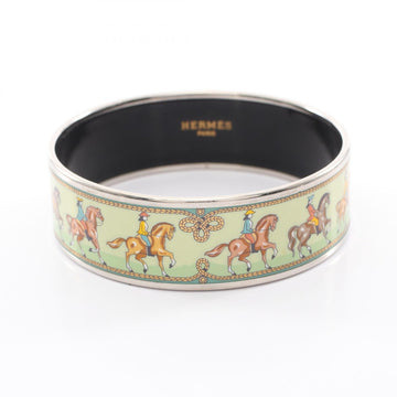 Hermes Emaille Gm Bangle Stainless Steel