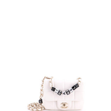 Chanel Monacoco Logo Blocks Square Flap