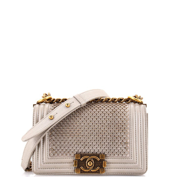 Chanel Boy Flap Bag Scaled Lambskin