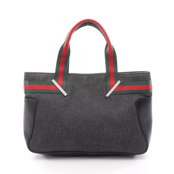Gucci Sherry Line Tote Handbag Canvas