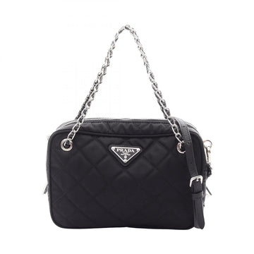 Prada Tessuto Impuntu 2Way Chain Handbag