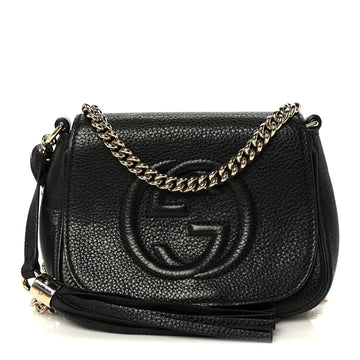 Gucci Pebbled Calfskin Small Soho Flap