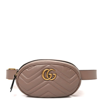 Gucci Calfskin Matelasse Gg Marmont Belt