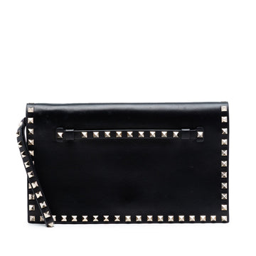 Valentino Nappa Rockstud Wristlet Clutch