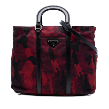 Prada Tessuto Camouflage Satchel Pre-