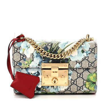 Gucci Gg Supreme Blooms Small Padlock