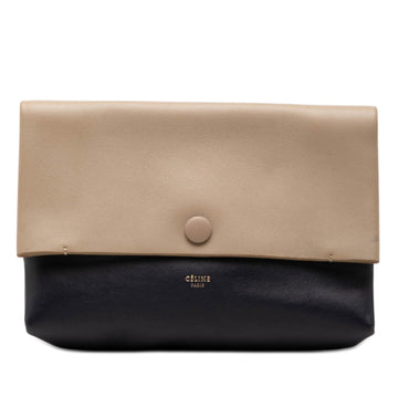 Celine Bicolor Leather All Soft Pouch
