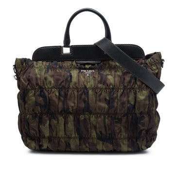 Prada Tessuto Gaufre Camouflage Frame