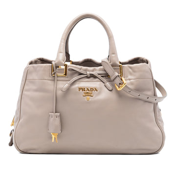 Prada Vitello Bow Satchel Pre-Loved