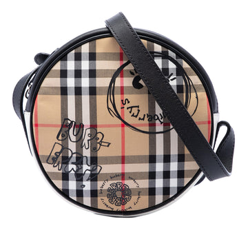 Burberry House Check Canvas And Calfskin