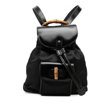 Gucci Nylon And Patent Bamboo Drawstring