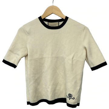 Gucci Xkb7S Cream Black Women's Sweater