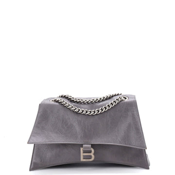 Balenciaga Crush Chain Flap Bag Leather