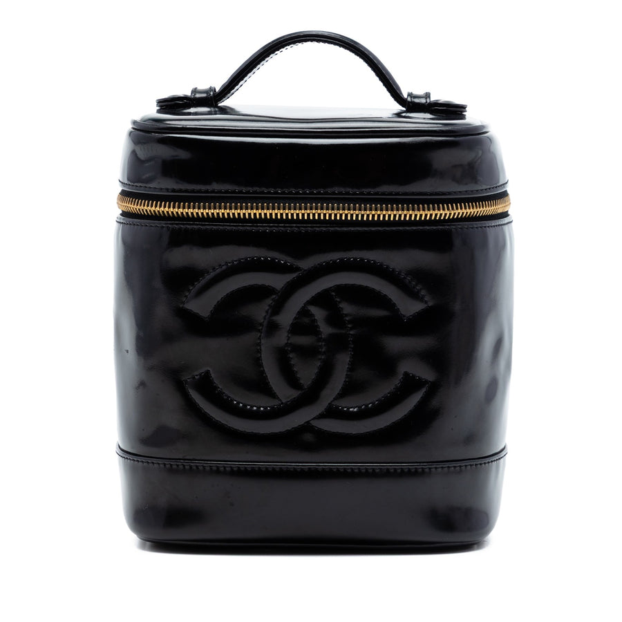 Chanel Cc Patent Vanity Bag Pre-Loved