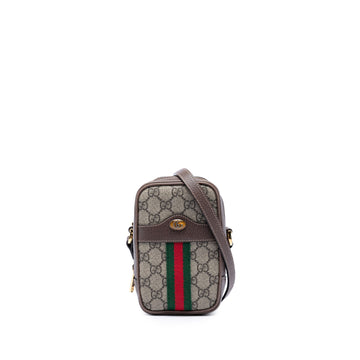 Gucci Gg Supreme Web Ophidia Double Zip
