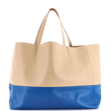 Celine Horizontal Bi-Cabas Tote Leather