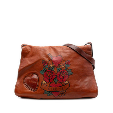 Gucci Calfskin Tattoo Heart Tribeca