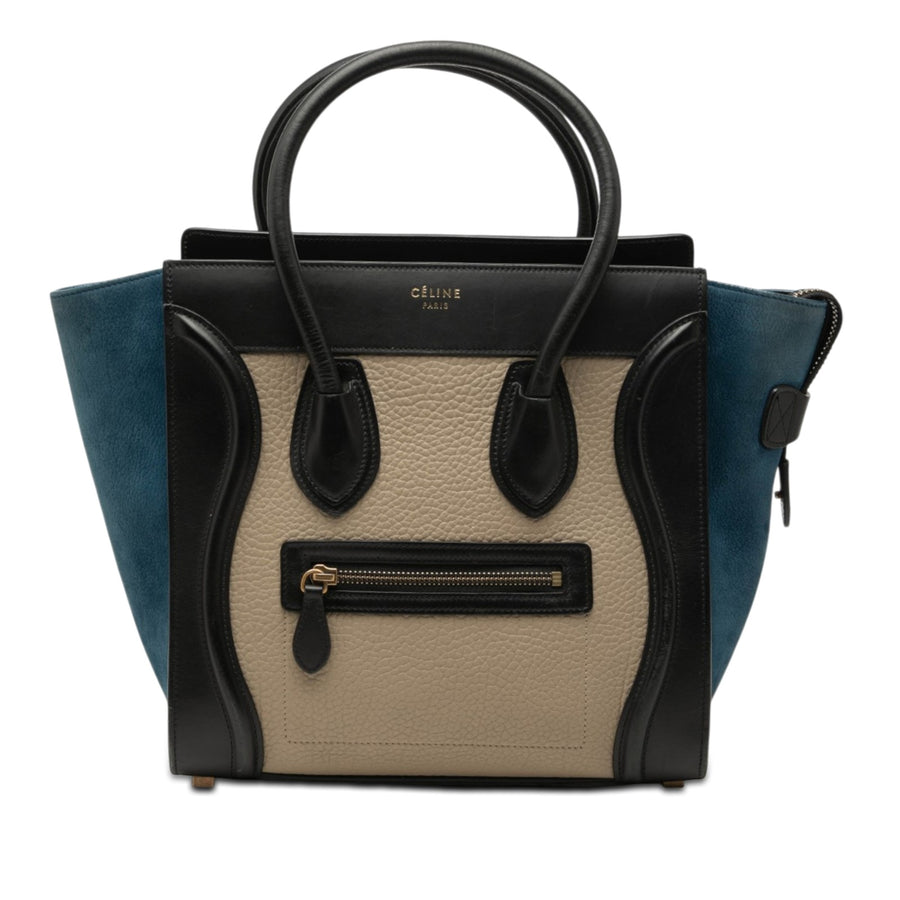Celine Micro Tricolor Calfskin And
