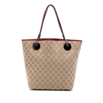 Gucci Large Gg Canvas Eclipse Tote Pre-