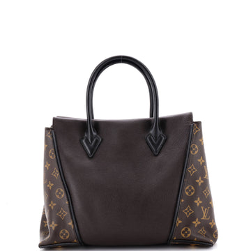 Louis Vuitton W Tote Canvas And Leather