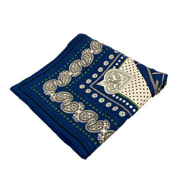 Hermes Carrejean/Shawl Carre Navy Cream