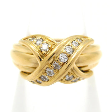 Tiffany&Co. Signature 18K Yellow Gold